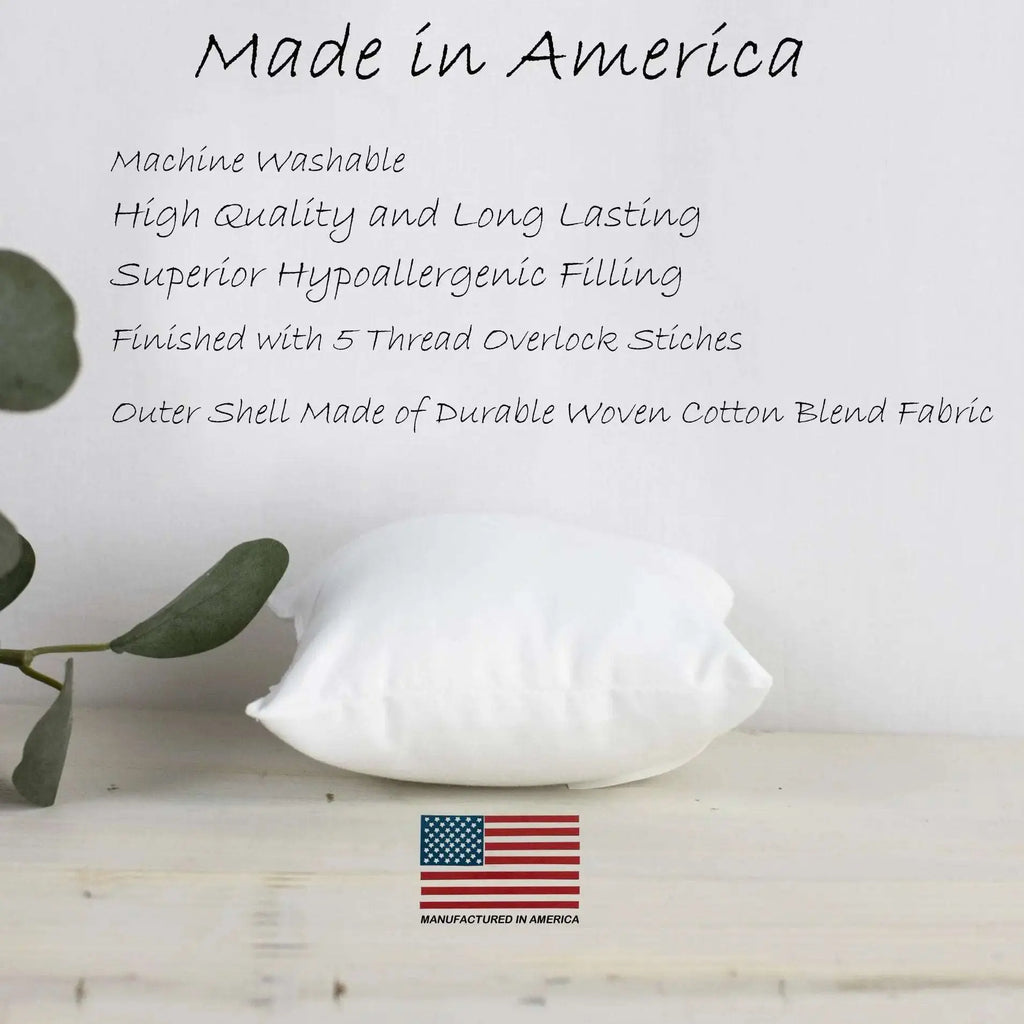 10x10 | Indoor Outdoor Hypoallergenic Polyester Pillow Insert | Quality Insert | Pillow Inners | Throw Pillow Insert | Square Pillow Inserts UniikPillows