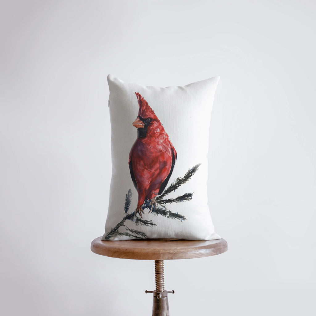 Bird | Cardinal | Red Cardinal | Pillow Cover | Throw Pillow | 12x18 |  Bird Lover | Cardinal Gifts | Gifts for her | Decor | Accent Pillow UniikPillows
