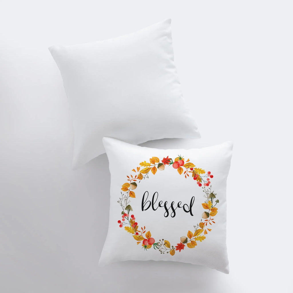 Blessed Pillow Cover |  Fall Thanksgiving Decor | Farmhouse Pillows | Country Decor | Fall Throw Pillows | Cute Throw Pillows | Gift for her UniikPillows
