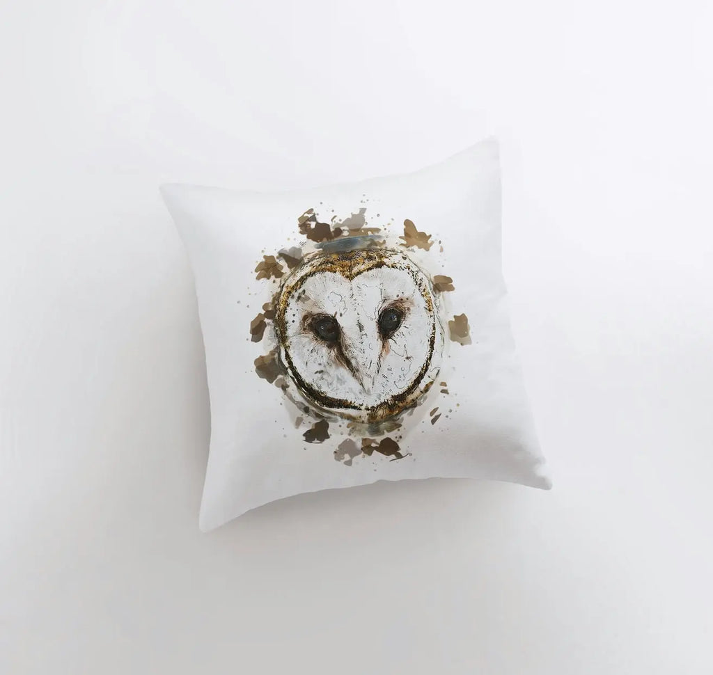 Brown Owl | Owl Gifts | Bird | Brid Prints | Bird Decor | Accent Pillow Covers | Throw Pillow Covers | Pillow | Room Decor | Bedroom Decor UniikPillows