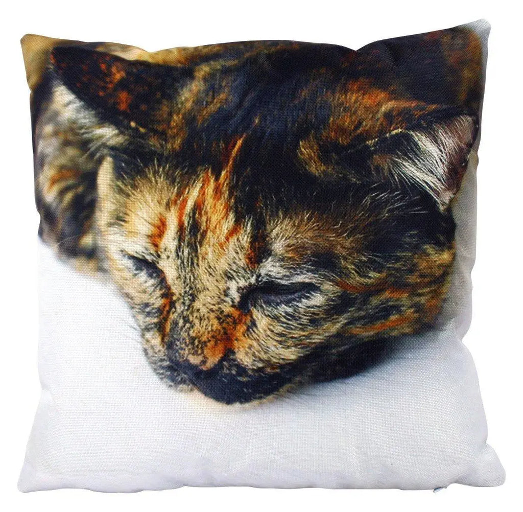 Calico Cat | Multi Colored Sleeping Cat | Pillow Cover | Cat Lover Gifts | Throw Pillow | Gift | Cute Cat | Cat Gifts | Cat Decor | Pillow UniikPillows