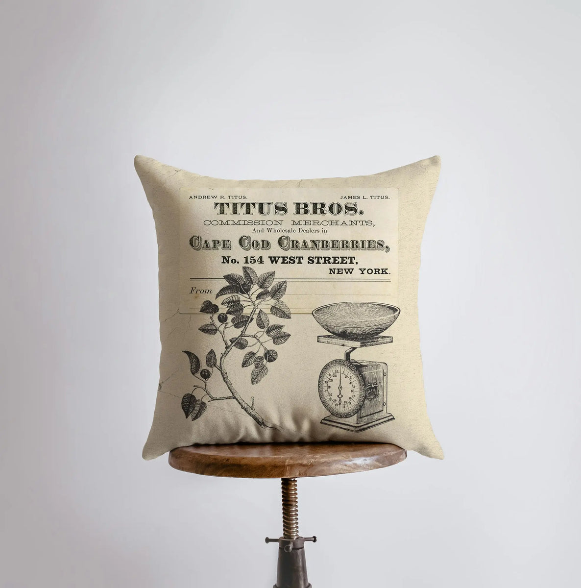 Cape Cod Cape Cod Home Decor Cranberries Pillow Cover Vintage Farmhouse Decor Home Decor Throw Pillow Room Decor Gift UniikPillows