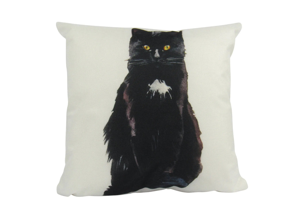 Cat | Black Cat | Cat Pillow | Cute Cat | Cat Gifts | Cat Decor | Cat Photo | Gifts for Cat Lovers | Accent pillow | Throw Pillow Covers UniikPillows