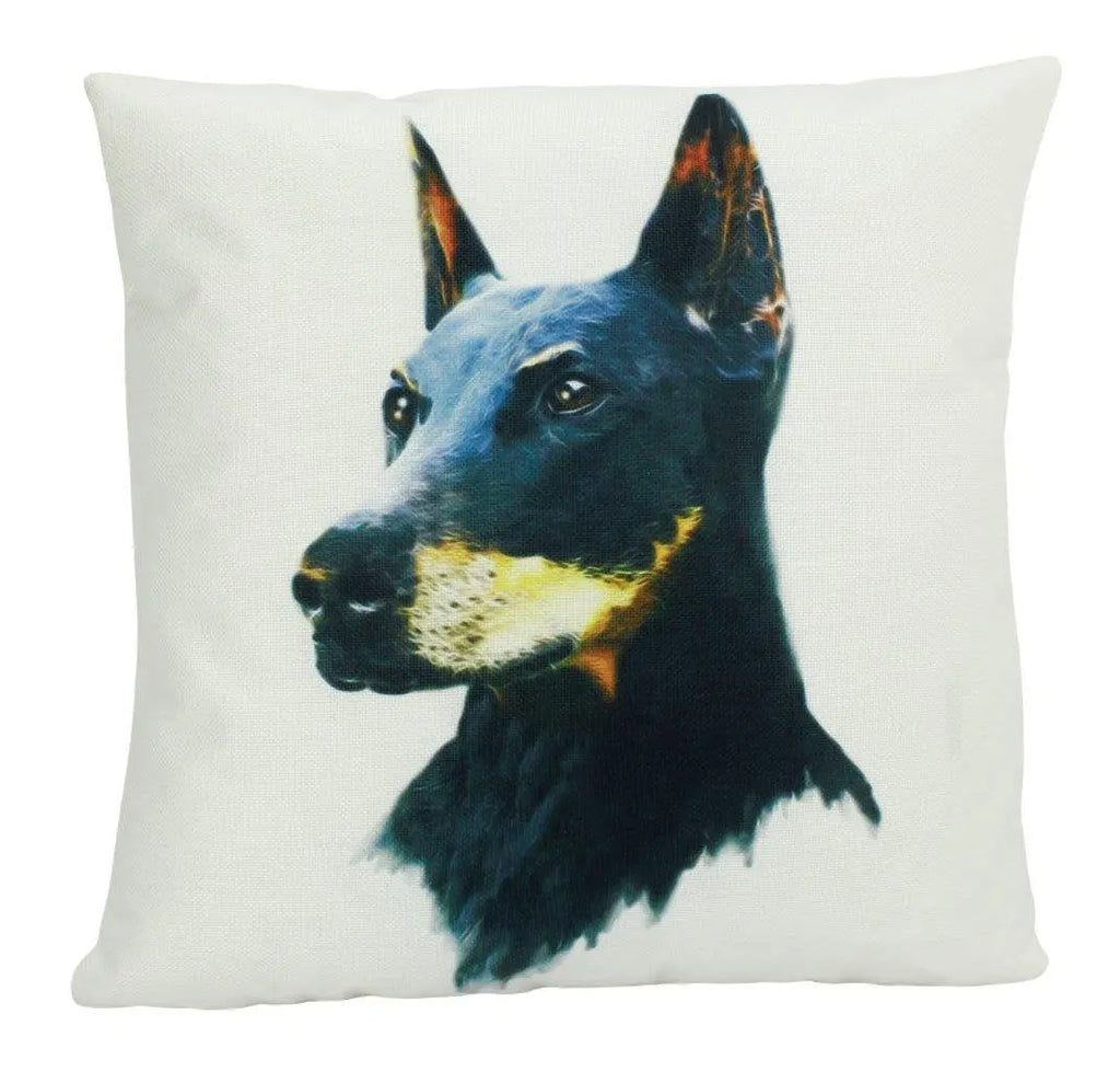 Dobermann | Doberman Pinscher | Doberman Gifts | Doberman Photo | Throw Pillow | Decorative Dog Pillows | Animal Print Decorative Pillows UniikPillows