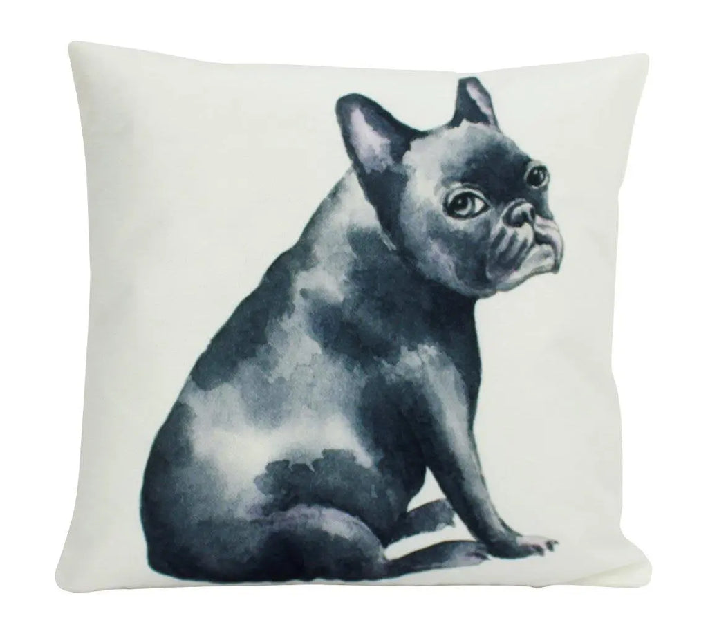 Dog | French Bulldog Black  | Pillow Cover | Gift for Dog Lover | Throw Pillow | Home Decor | Dog Mom Gift | Dog Lover Gift | Room Decor UniikPillows