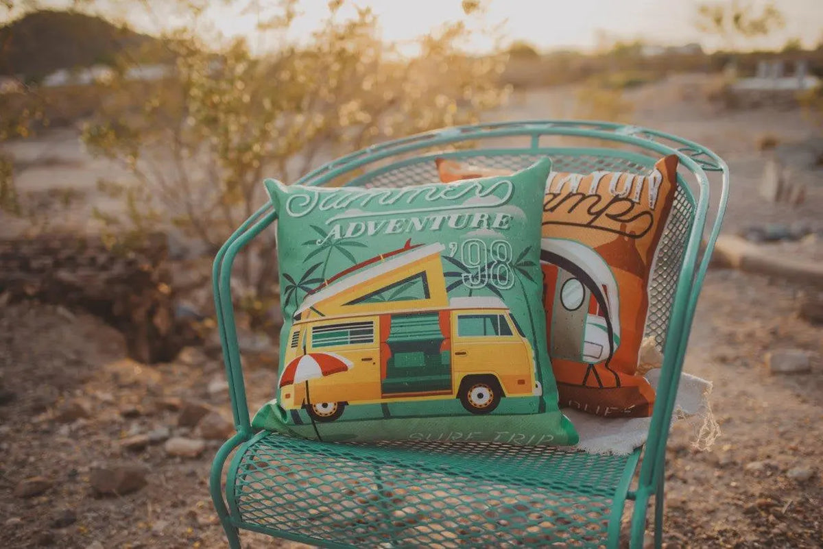 Camper throw pillows hot sale