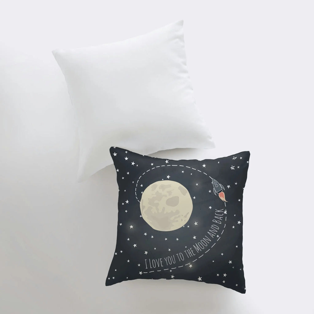 I love You to the Moon and Back | Pillow Cover | Home Decor | Throw Pillow | Famous Quotes | Motivational Quotes | Bedroom Decor UniikPillows