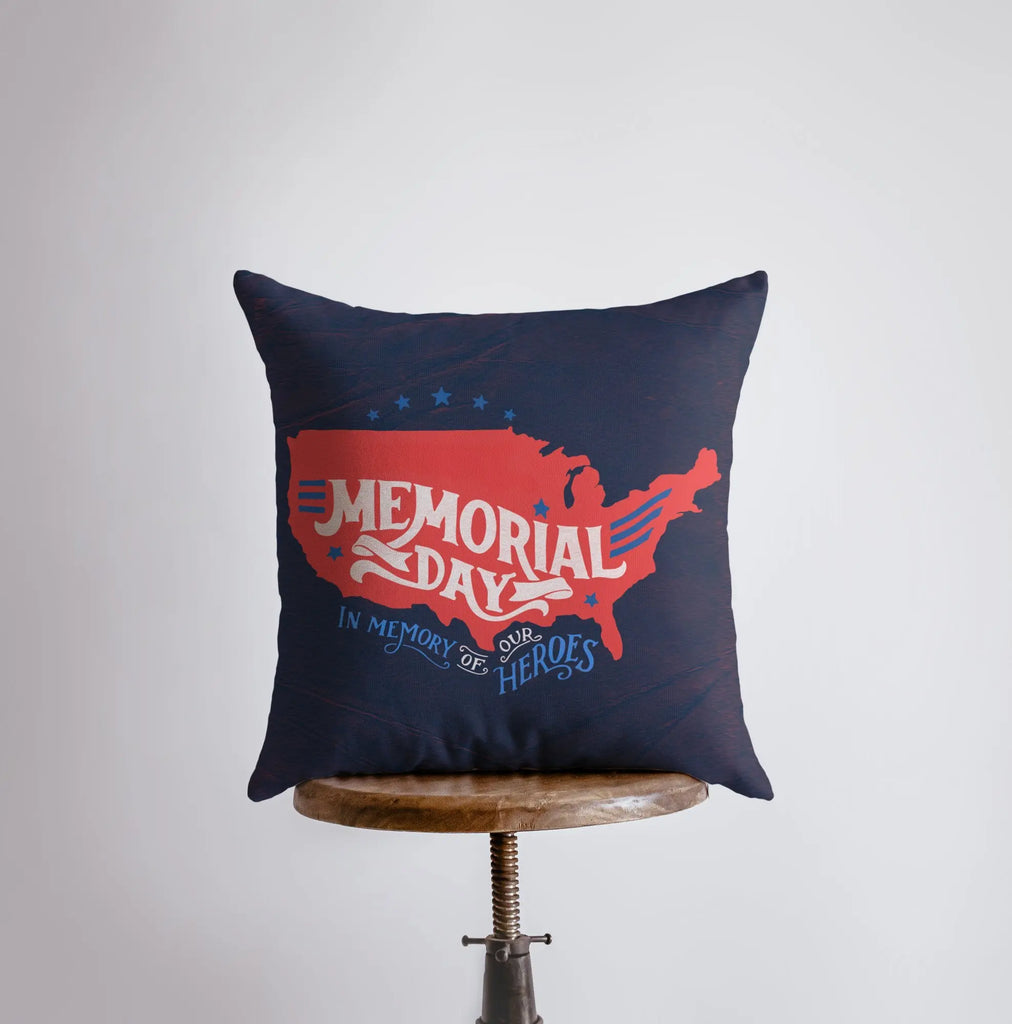 Memorial Day | Pillow Cover | Memorial Gift | Thank You Gift | Home Decor | Freedom Pillow | Farmhouse Decor | Throw Pillows | Room Decor UniikPillows
