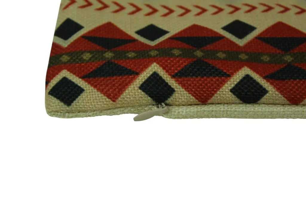 Red Pattern | Southwestern Pillows | Pillow Cover | Boho Decor | Southwestern Decor | Desert Decor | Gift for Her | Home Decor | Room Decor UniikPillows