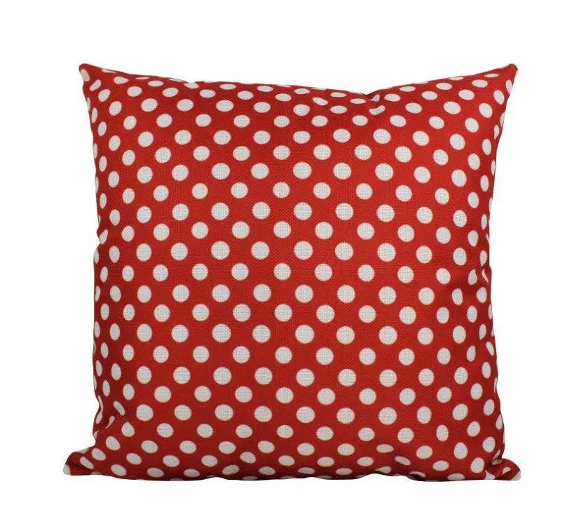 Red and white Small Polka Dots |  Pillow Cover | Solid Accent Pillows | Polka Dot Pillow | Home Pillow Cover | Red Throw Pillows | Color UniikPillows