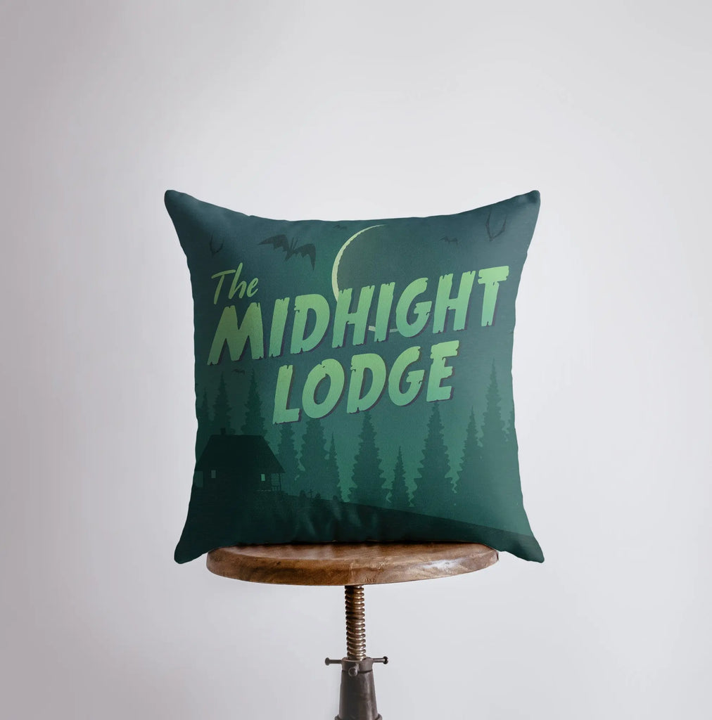 The Midnight Lodge Pillow Cover | Fall Décor | Halloween Pillows | Halloween Décor | Fall Throw Pillows | Cute Throw Pillows UniikPillows