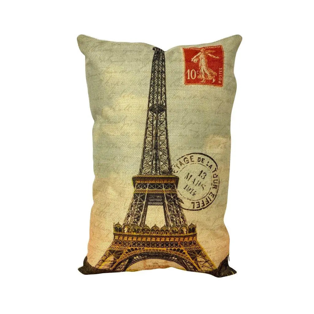 Vintage Paris | Adventure Time | 12x18 | Pillow Cover | Wander lust | Throw Pillow | Travel Decor | Travel Gift | Friend Gift | Women Gift UniikPillows
