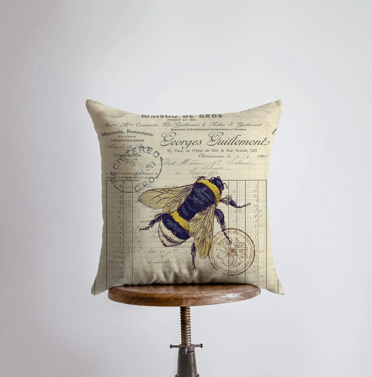 Bee Honey Bee Pillow Cover Pillow Farmhouse Decor Home D cor Bumble Bee Insect Aesthetic Room Decor Country Decor Gift