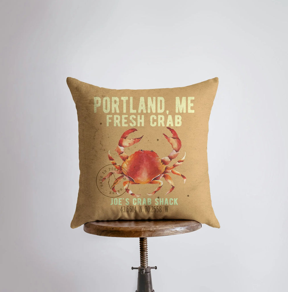 Crab Pillow Cover | Throw Pillow | Home Decor | Modern Decor | Beach Decor | Ocean | Gift for her | Accent Pillow Covers | Ocean | Sea | ME UniikPillows