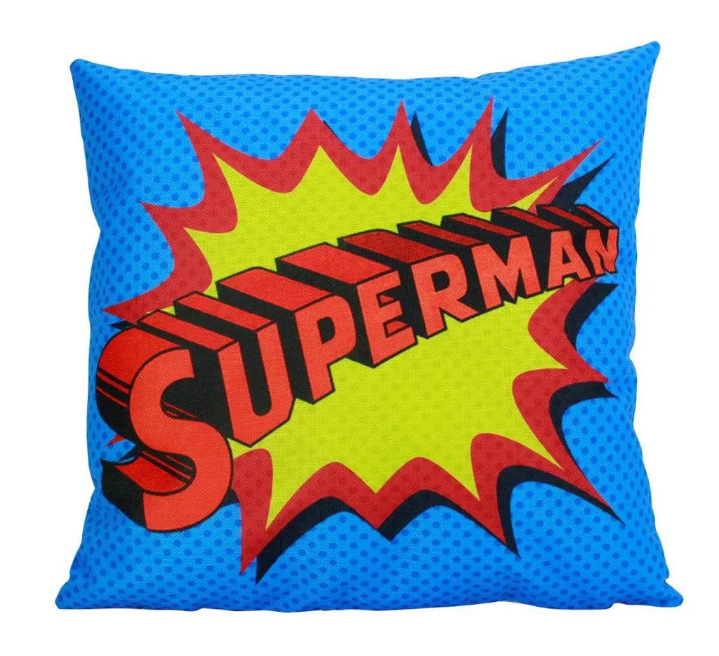 Super Hero | Blue | Fun Gifts | Pillow Cover | Home Decor | Throw Pillows | Happy Birthday | Kids Room Decor | Kids Room | Room Decor UniikPillows