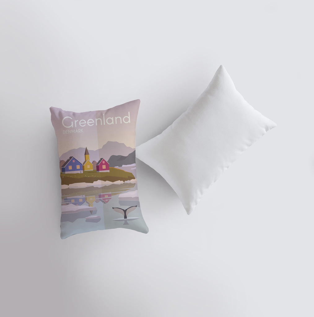 a pillow and a pillow case on a white surface