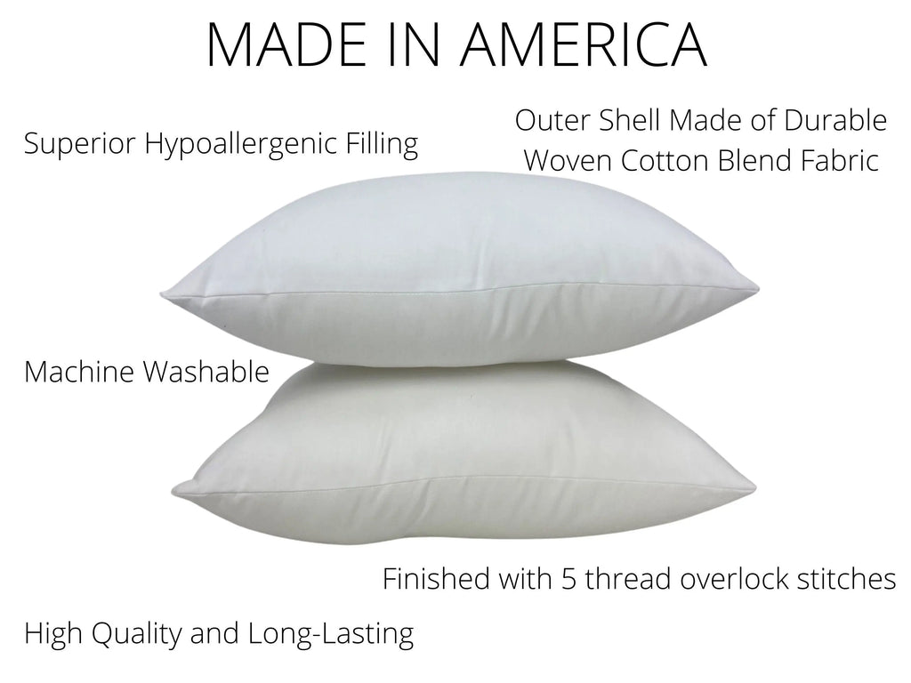 14x40 or 40x14 | Indoor Outdoor Down Alternative Hypoallergenic Polyester Pillow Insert | Quality Insert | Throw Pillow Insert | Pillow Form UniikPillows