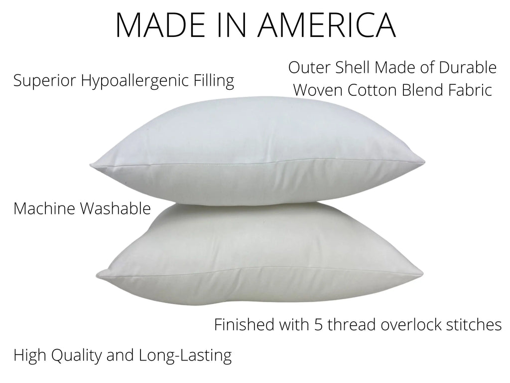 14x40 or 40x14 | Indoor Outdoor Hypoallergenic Polyester Pillow Insert | Quality Insert | Pillow Insert | Throw Pillow Insert | Pillow Form UniikPillows