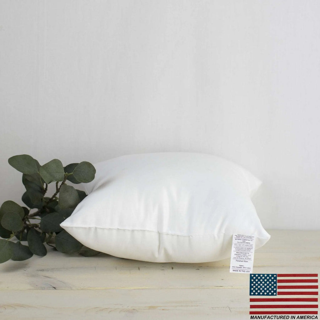 15x15 | Square Angel Hair Insert | Indoor Outdoor Down Alternative Hypoallergenic Pillow Insert | Quality Insert | Premium Insert UniikPillows