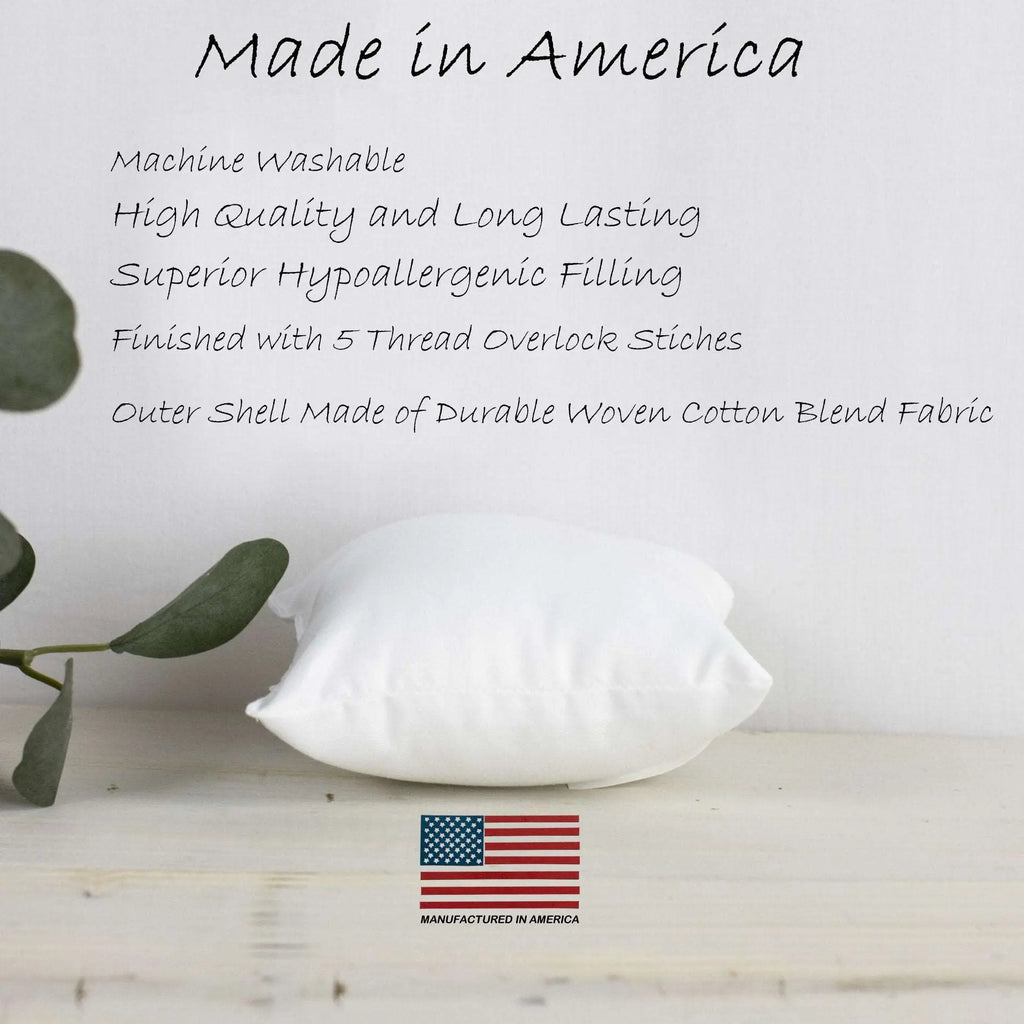 23x23 | Indoor Outdoor Hypoallergenic Polyester Pillow Insert | Quality Insert | Pillow Inners | Throw Pillow Insert | Square Pillow Inserts UniikPillows