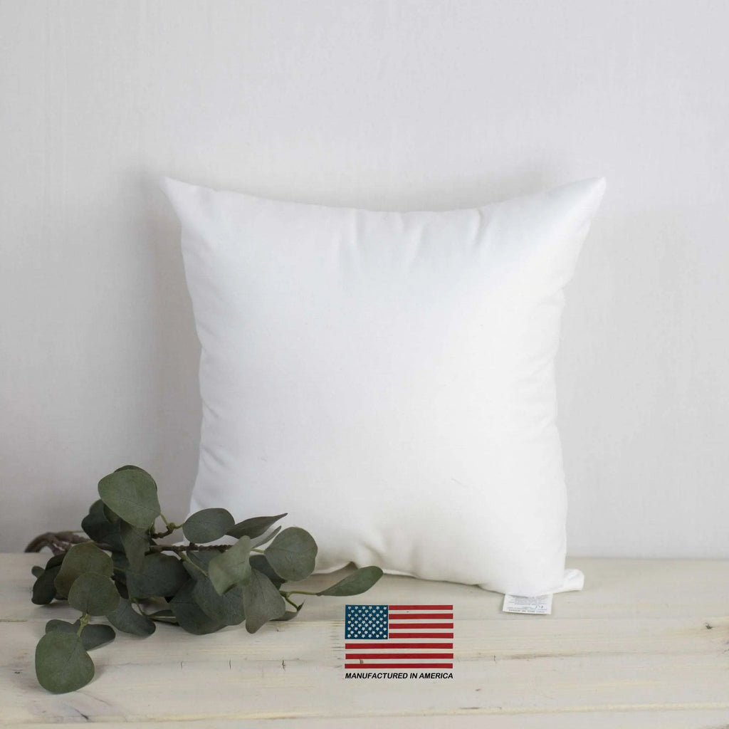 25x25 | Indoor Outdoor Hypoallergenic Polyester Pillow Insert | Quality Insert | Pillow Inners | Throw Pillow Insert | Square Pillow Inserts UniikPillows