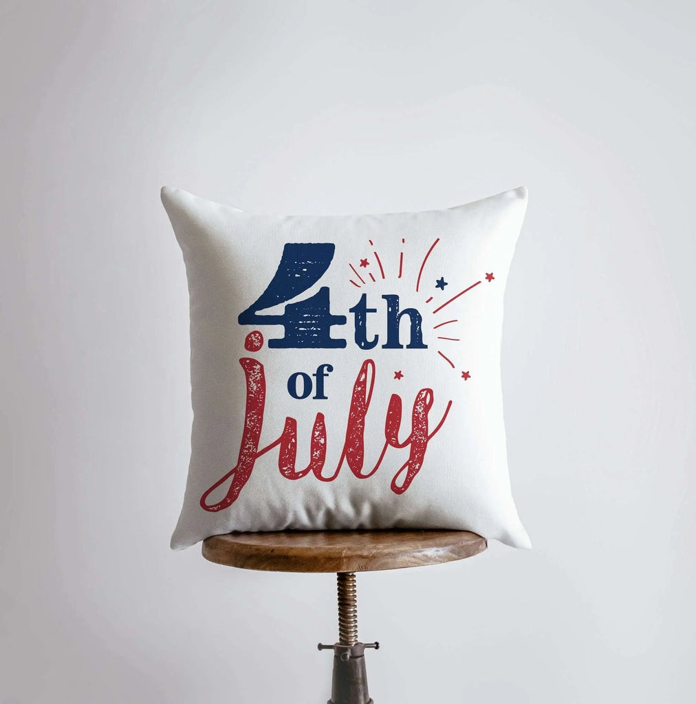 4th of July | Pillow Cover | Memorial Gift | Home Decor | Freedom Pillow | Pillow | Farmhouse Decor | Throw Pillows | Bedroom Decor | Fourth UniikPillows