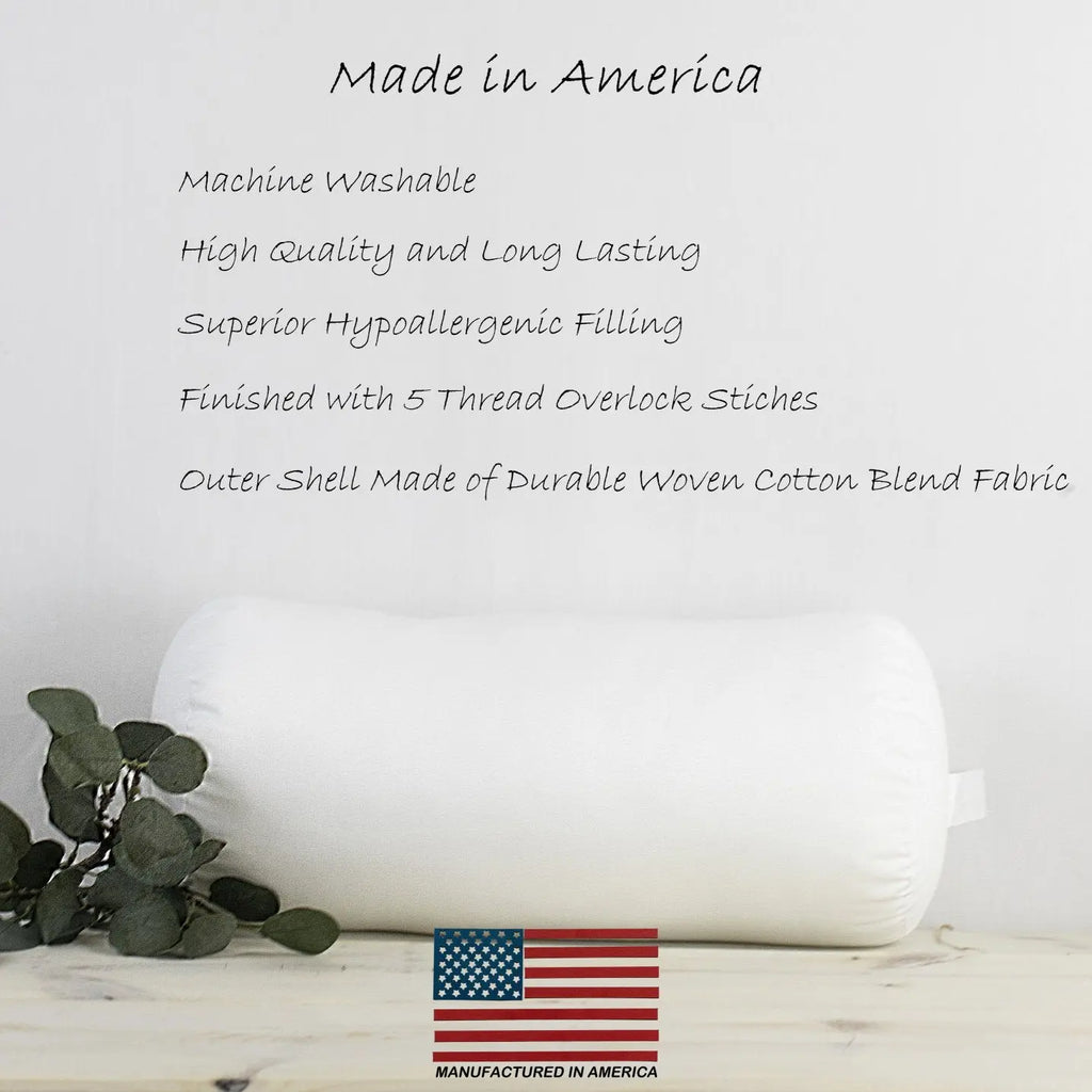 6x50 | Bolster Insert | Indoor Outdoor Hypoallergenic Polyester Fill | Quality Insert | Premium Insert UniikPillows