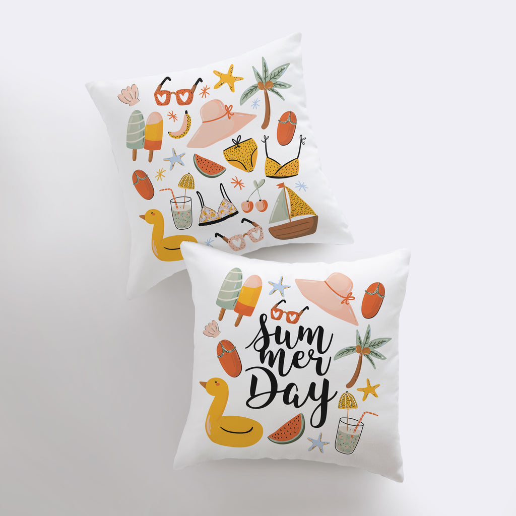 a pair of pillows that say i am never day