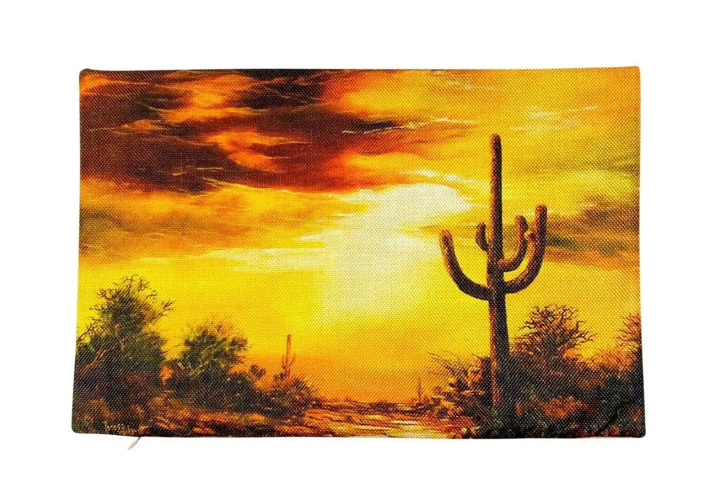 Arizona Saguaro Cactus | Adventure Time | Pillow Cover | Wander lust | Throw Pillow | Travel Decor | Gift for Friend | Gifts for Women UniikPillows