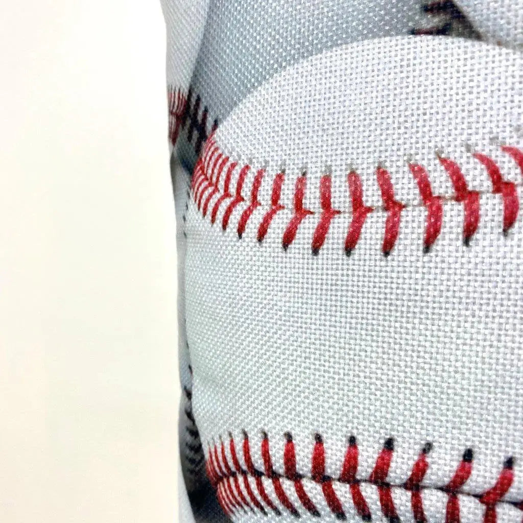 Baseballs | White | Teen Room Decor | Baseball Decor | Baseball Room Decor | Baseball Gifts | Baseball Gifts for Boys | Sports | Baseball UniikPillows