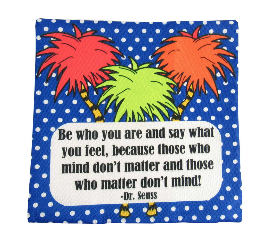 Be Who You Are | Fun Gifts | Pillow Cover | Home Decor | Throw Pillows | Happy Birthday | Kids Room Decor | Kids | Room Decor | Gift idea UniikPillows