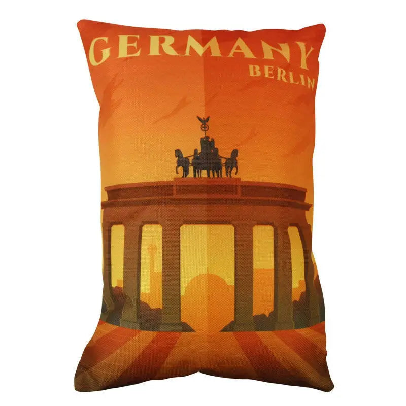 Berlin | Adventure Time | 12x18 | Pillow Cover | Wander lust | Throw Pillow | Travel Decor | Travel Gift | Gift for Friend | Gifts for Women UniikPillows