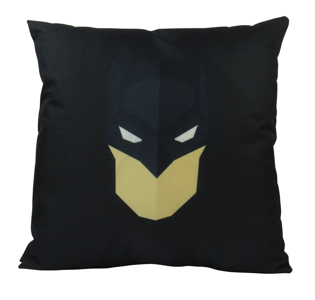 Black | Mask | Superhero | Vector Art | Fun Gifts | Pillow Cover | Home Decor | Throw Pillows | Happy Birthday | Kids Room Decor | Kids Room UniikPillows