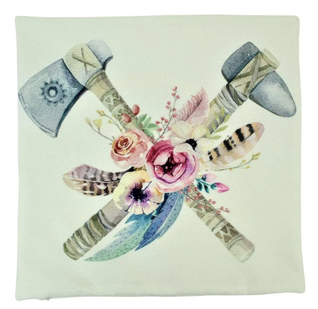 Boho Tomahawk | Pillow Cover | Inspirational Throw Pillows | Gift for Her | Thank you Gift | Teacher Gift | New Home Gift | Grandma Gift UniikPillows