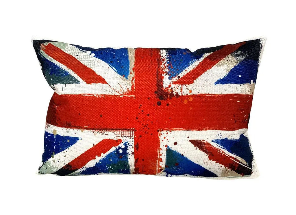 British Flag | Adventure Time | Pillow Cover | Wander lust | Throw Pillow | Travel Decor | Travel Gifts | Gift for Friend | Gifts for Women UniikPillows