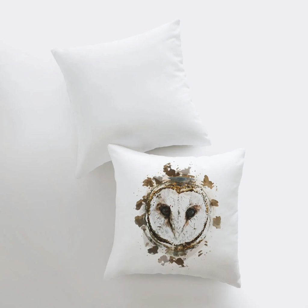 Brown Owl | Owl Gifts | Bird | Brid Prints | Bird Decor | Accent Pillow Covers | Throw Pillow Covers | Pillow | Room Decor | Bedroom Decor UniikPillows