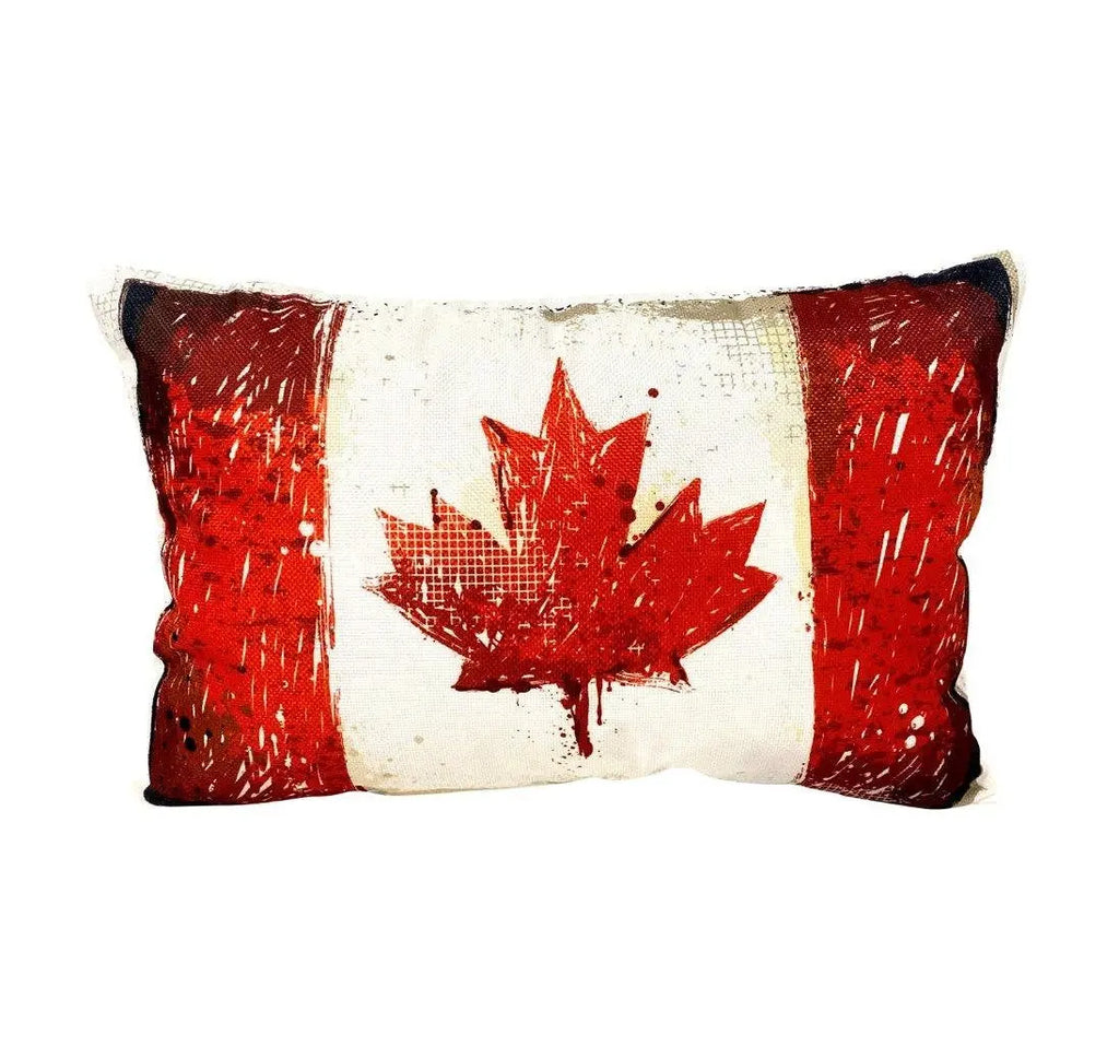 Canadian Flag | Adventure Time | Pillow Cover | Wander lust | Throw Pillow | Travel Decor | Travel Gifts | Gift for Friend | Gifts for Women UniikPillows