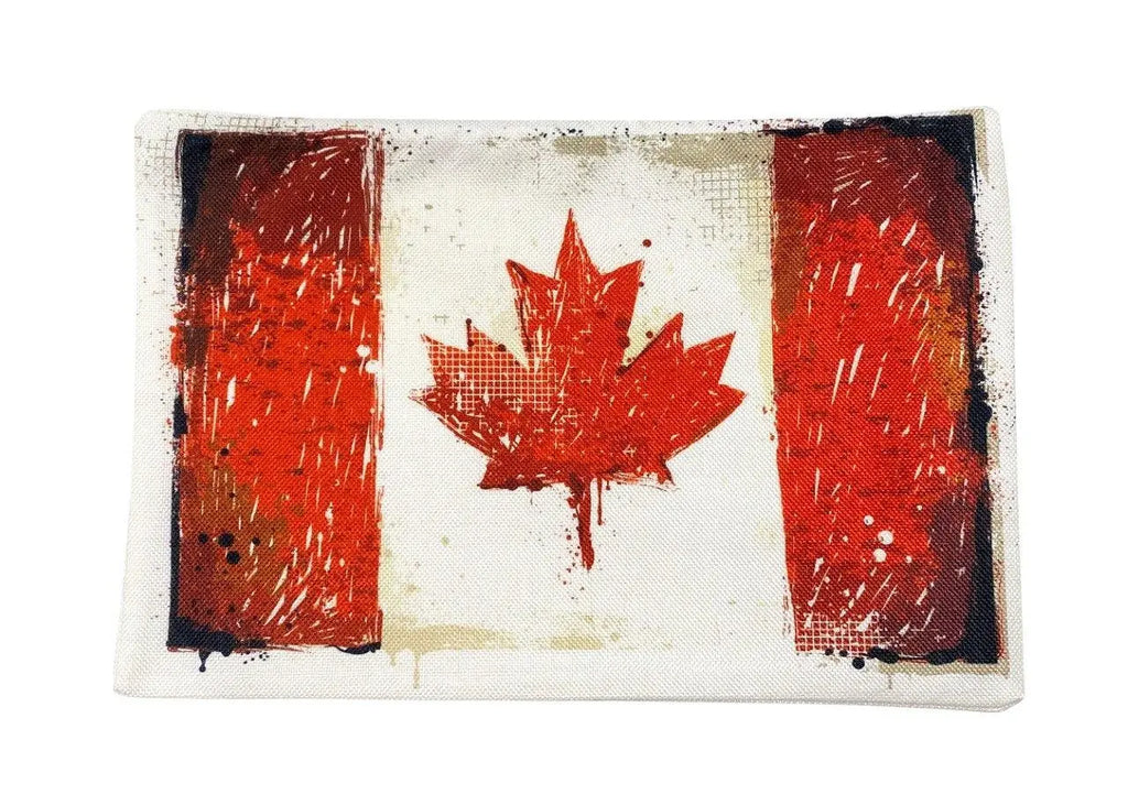 Canadian Flag | Adventure Time | Pillow Cover | Wander lust | Throw Pillow | Travel Decor | Travel Gifts | Gift for Friend | Gifts for Women UniikPillows