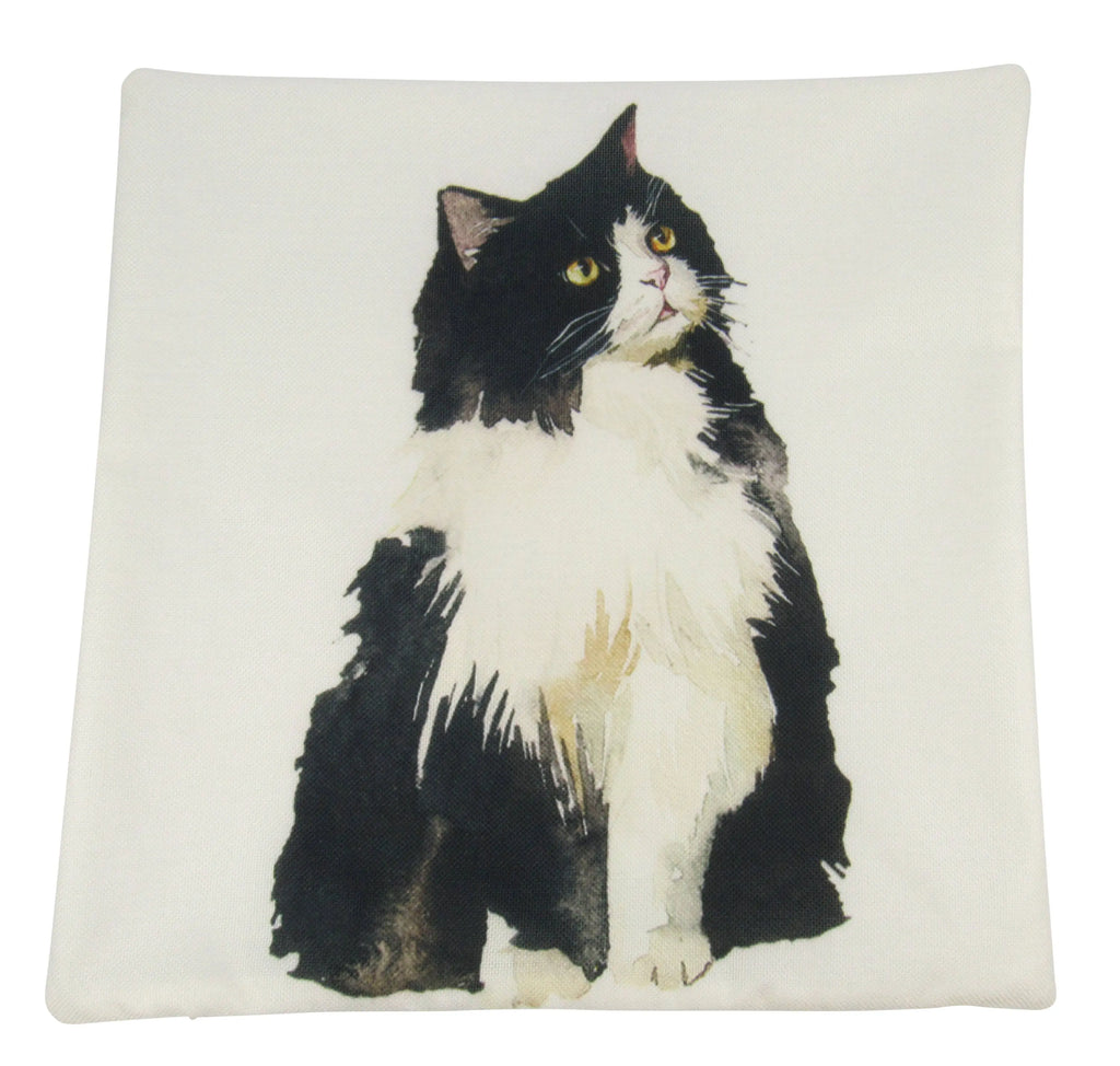 Cat | Black and White | Cat Pillow | Cute Cat | Cat Gifts | Cat Decor | Cat Photo | Gifts for Cat Lovers | Room Pillow | Throw Pillow Covers UniikPillows