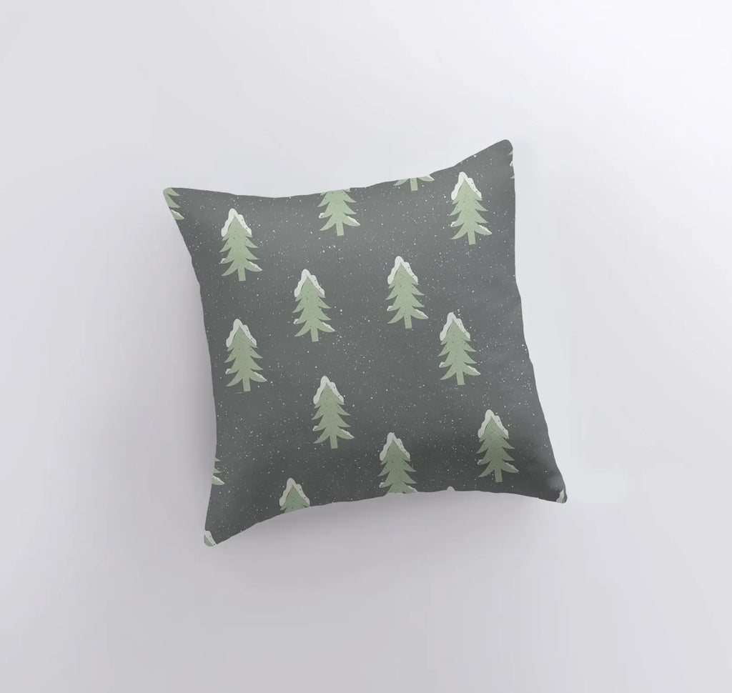 Christmas Trees | Throw Pillow | Pillow Cover | Snow Flakes | Trees | Home Decor | Winter Décor | Christmas tree | Christmas Gifts UniikPillows