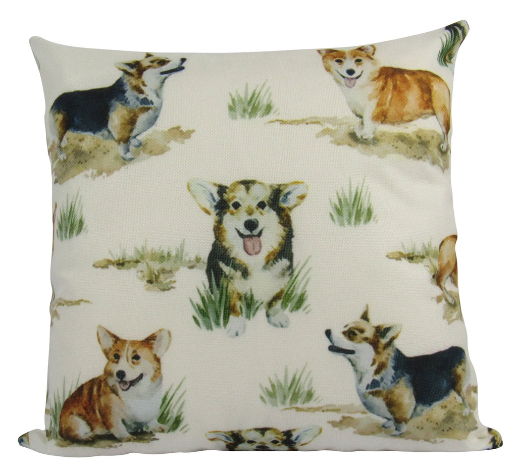 Corgi | Pattern | Pillow Cover | Dogs | Home Decor | Custom Dog Pillow | Dog Mom | Corgi Lover Gift | Dog fabric | Dog Mom Gift | Dog Gifts UniikPillows