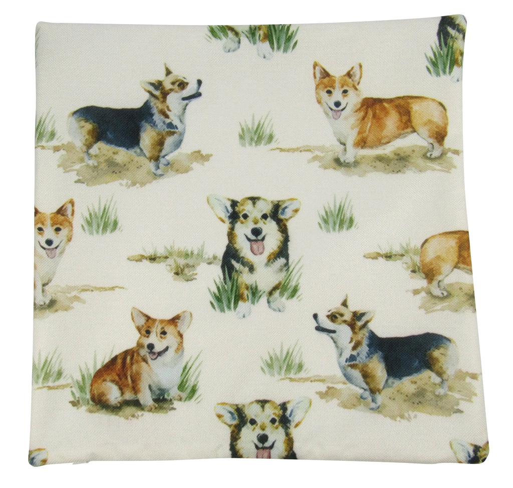 Corgi | Pattern | Pillow Cover | Dogs | Home Decor | Custom Dog Pillow | Dog Mom | Corgi Lover Gift | Dog fabric | Dog Mom Gift | Dog Gifts UniikPillows