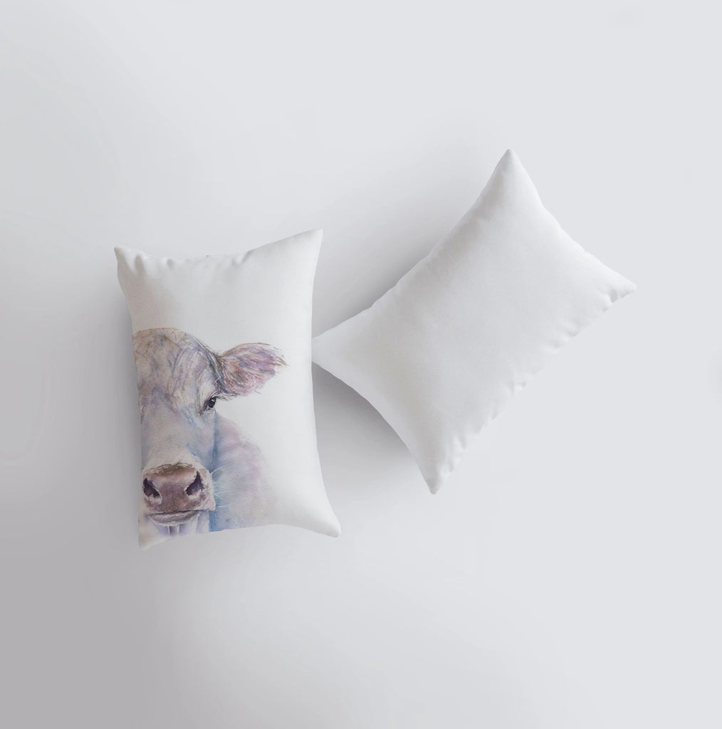 Cow | Farmhouse | Pillow Cover | 12x18 | Farm Animal | Home Decor | Country Farm Pillow | Farmhouse Decor | Throw Pillows | Room Deco UniikPillows