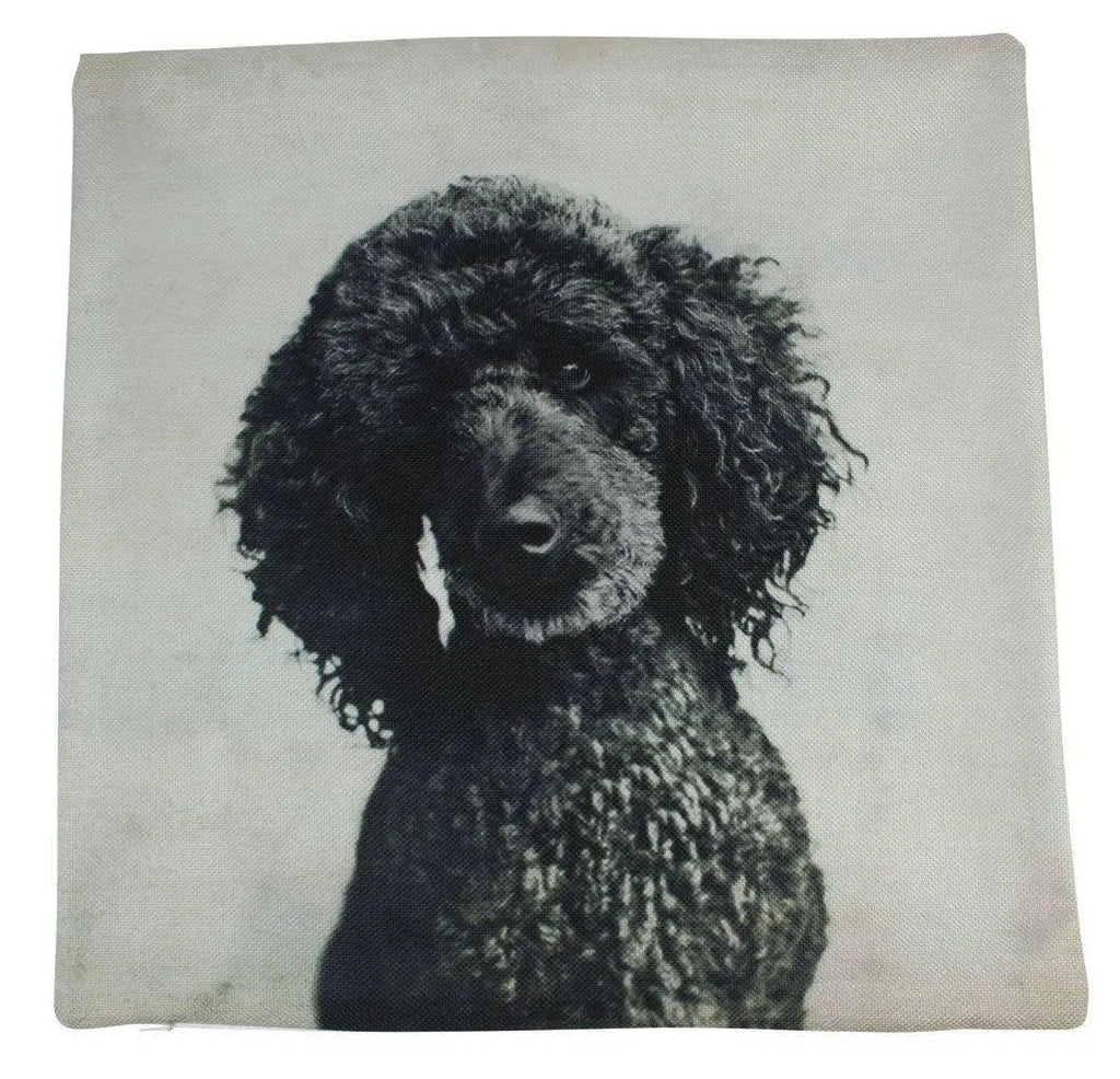 Dog | Black Poodle | Throw Pillow | Dogs | Home Decor | Custom Dog Pillow | Dog Mom | Large Dog |   Dog Mom Gift | Dog Lover Gift UniikPillows