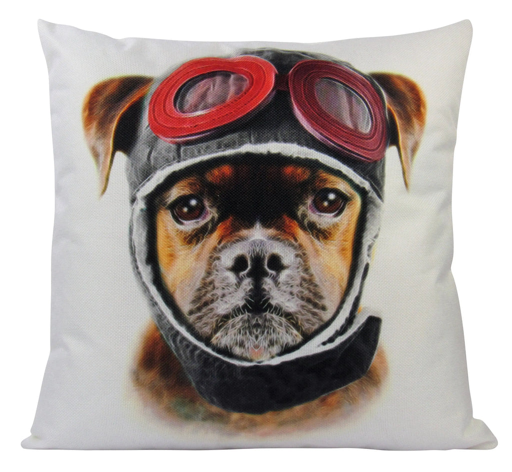 Dog | Pilot Dog | Pillow Cover | Dogs | Home Decor | Custom Dog Pillow | Dog Mom | Airplane Pilot Dog |   Dog Mom Gift | Dog Lover Gift UniikPillows