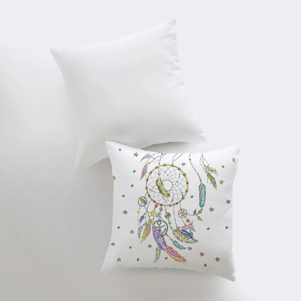 Dreamcatcher | Pillow Cover | Throw Pillow | Gypsy decor | Home Decor | Boho Dreamcatcher | Ocean Dream Catcher | Sweet Dream Pillow UniikPillows