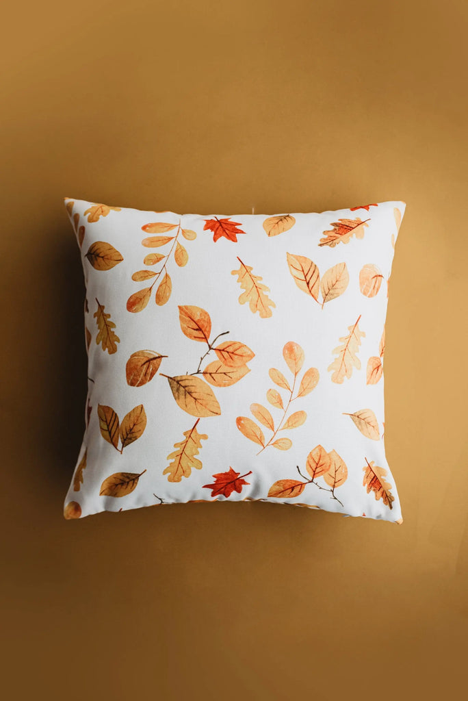 Fall Leaves Pillow Cover |  Thanksgiving decor | Farmhouse Pillows | Country Decor | Fall Throw Pillows | Cute Throw Pillows | Gift for her UniikPillows