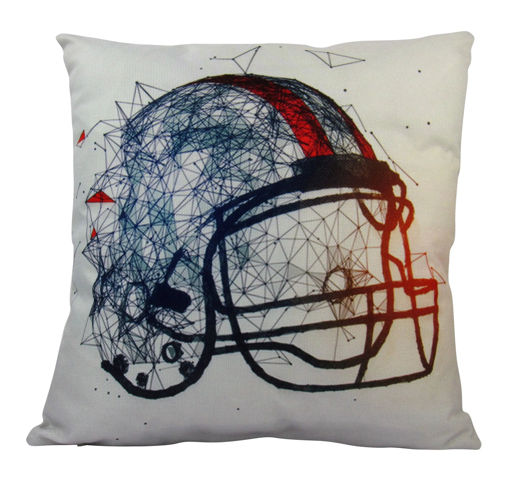 Football Helmet | Football Fabric | Football Decor | Football Gifts | Football Coach Gift | Dad Gift | Throw Pillow Covers | Room Decor UniikPillows