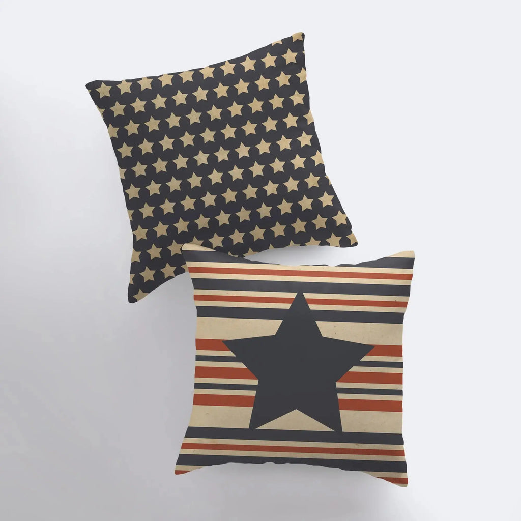 Fourth of July | Pillow Cover | Memorial Gift | Throw Pillow | Home Decor | Freedom Pillow | Farmhouse Decor | Throw Pillows | Mom Gift UniikPillows
