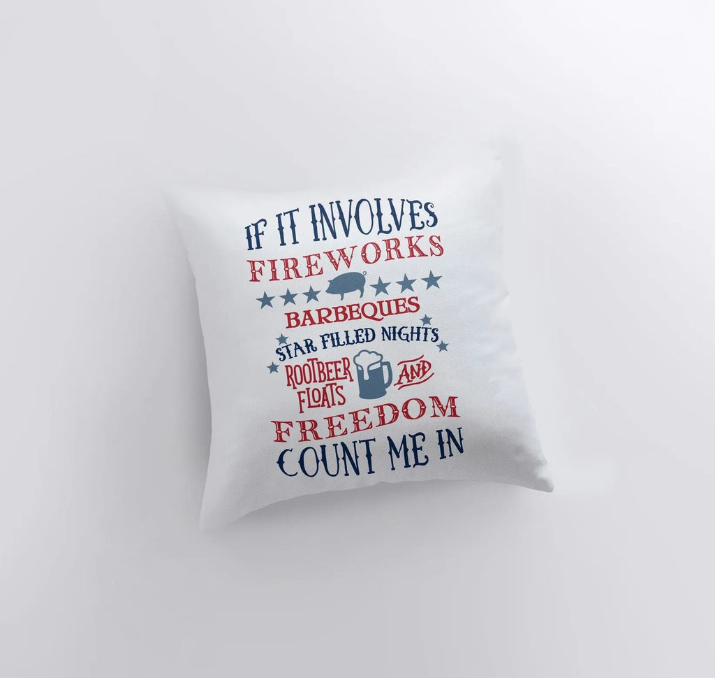 Fourth of July | Pillow Cover | Memorial Gift | Throw Pillow | Home Decor | Gift for Men | American Patriot | Gift Idea | Memorial Day Decor UniikPillows